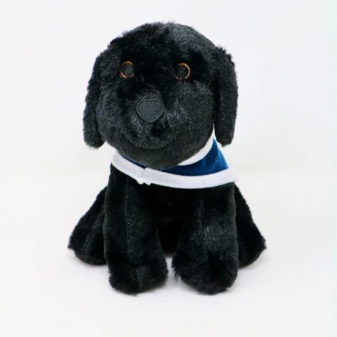 Peluche chien noire