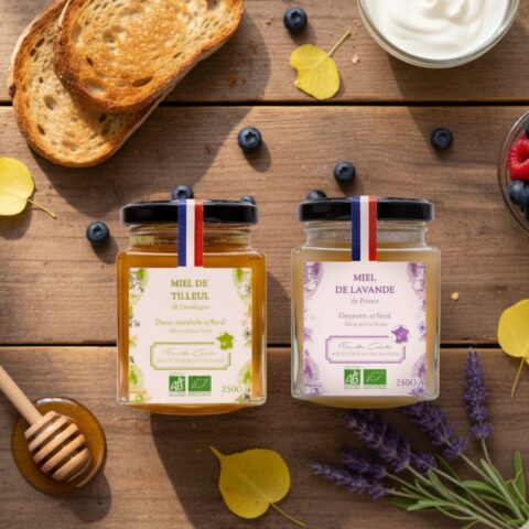 Duo Miel de lavande & tilleul BIO 500g
