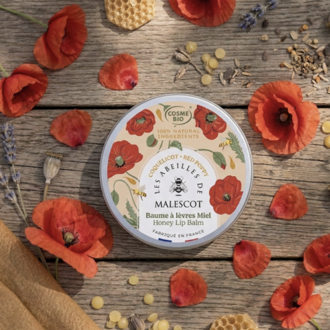 Baume à lèvres coquelicot 15 ml
