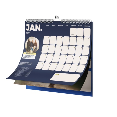 Calendrier mural 2027 - Handi'chiens