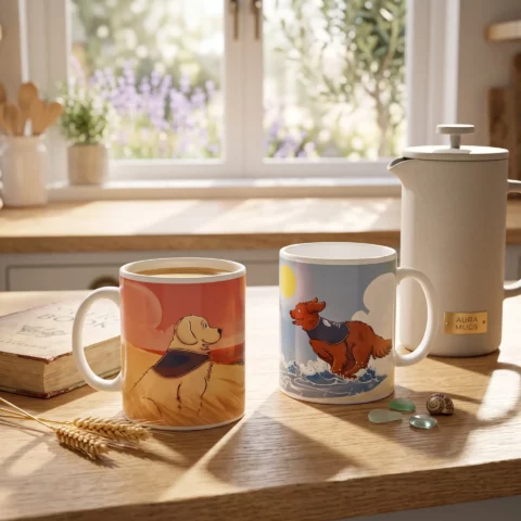 Lot de 2 mugs solidaires - été