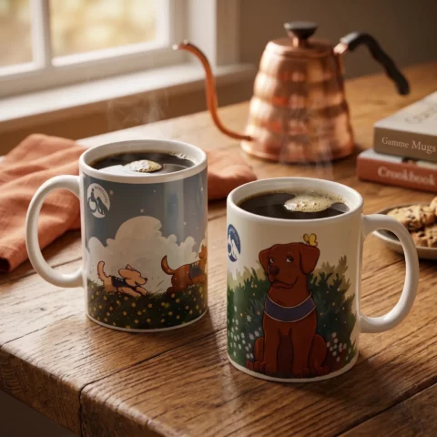 Lot de 2 mugs solidaires - printemps